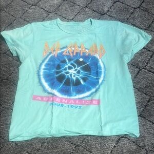 Kids Graphic Def Leppard T-Shirt - Blue